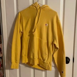 Women’s Yellow Champion Hoodie!